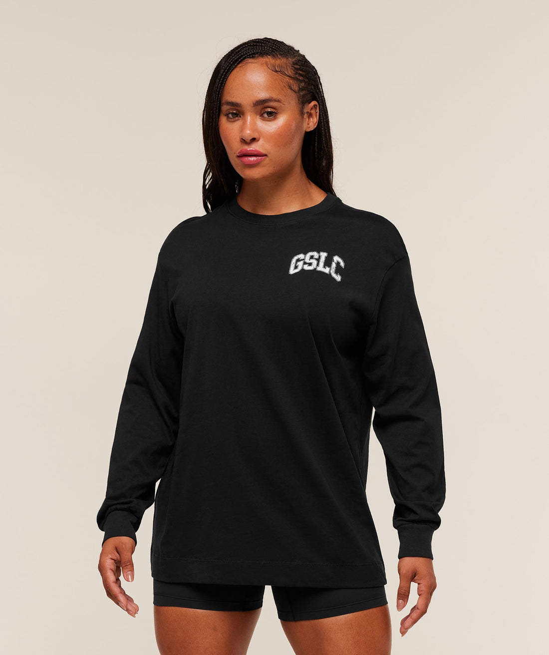 GSLC Graphic Oversized Long Sleeve Top